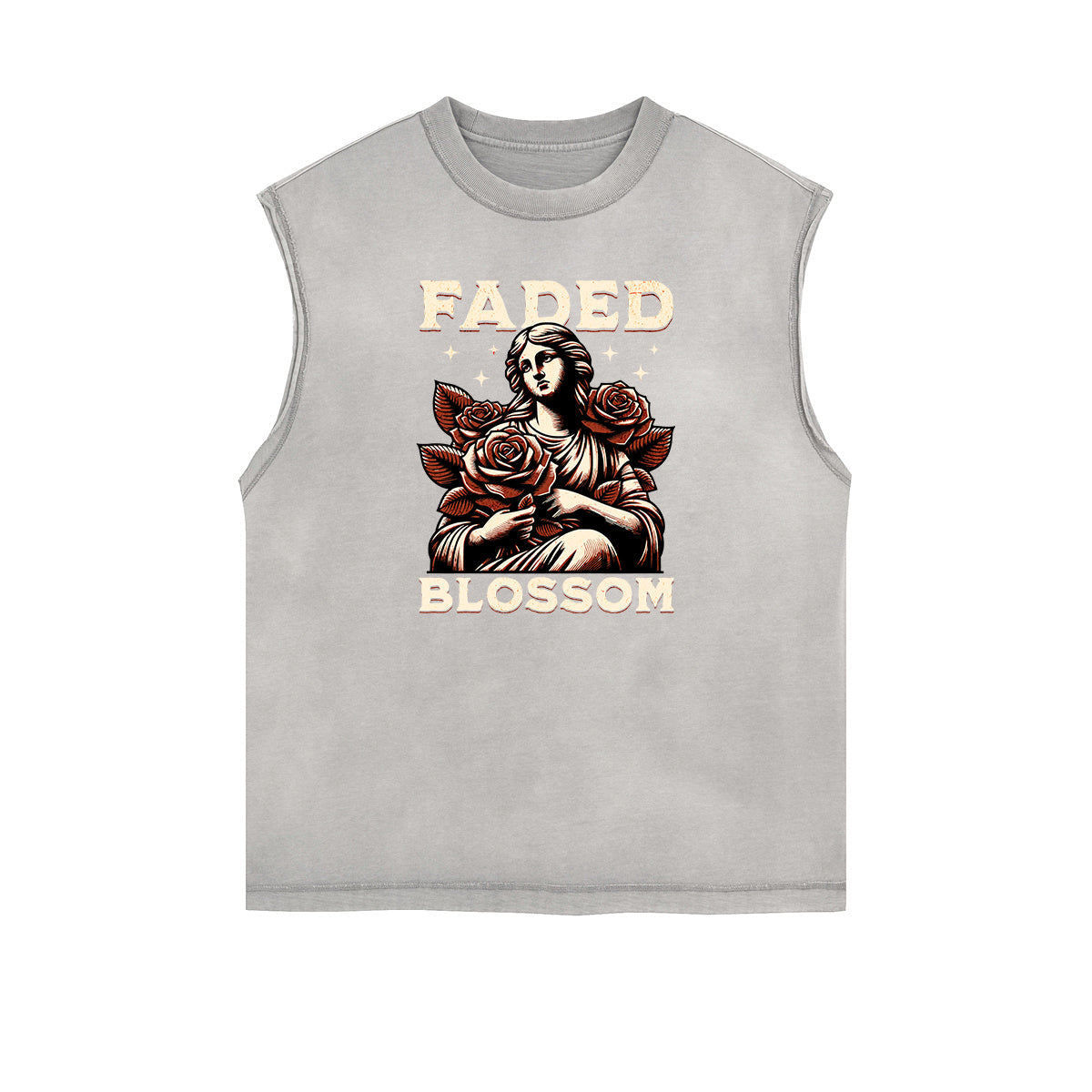 Frayed Edge Celestial & Angel Graphic Tank