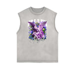 Frayed Edge Celestial & Angel Graphic Tank