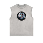 Frayed Edge Celestial & Angel Graphic Tank