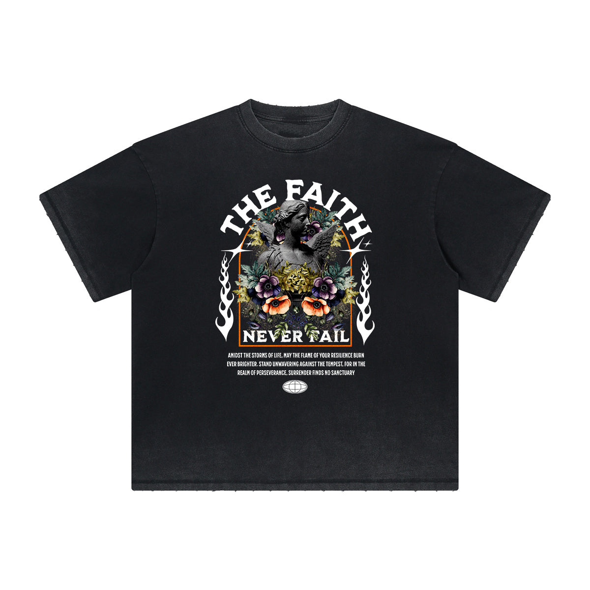 Heavyweight Celestial & Angel Pattern Tee