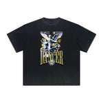 Heavyweight Angel Streetwear Pattern Tee