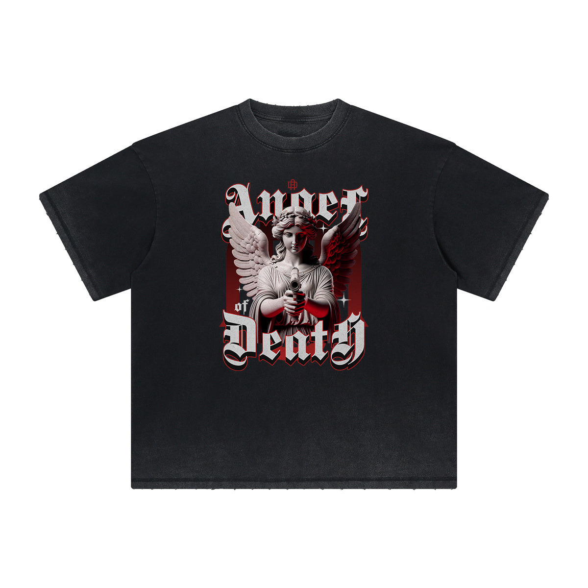 Heavyweight Angel Streetwear Pattern Tee