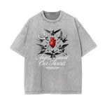 Faded Angel Streetwear Pattern Tee