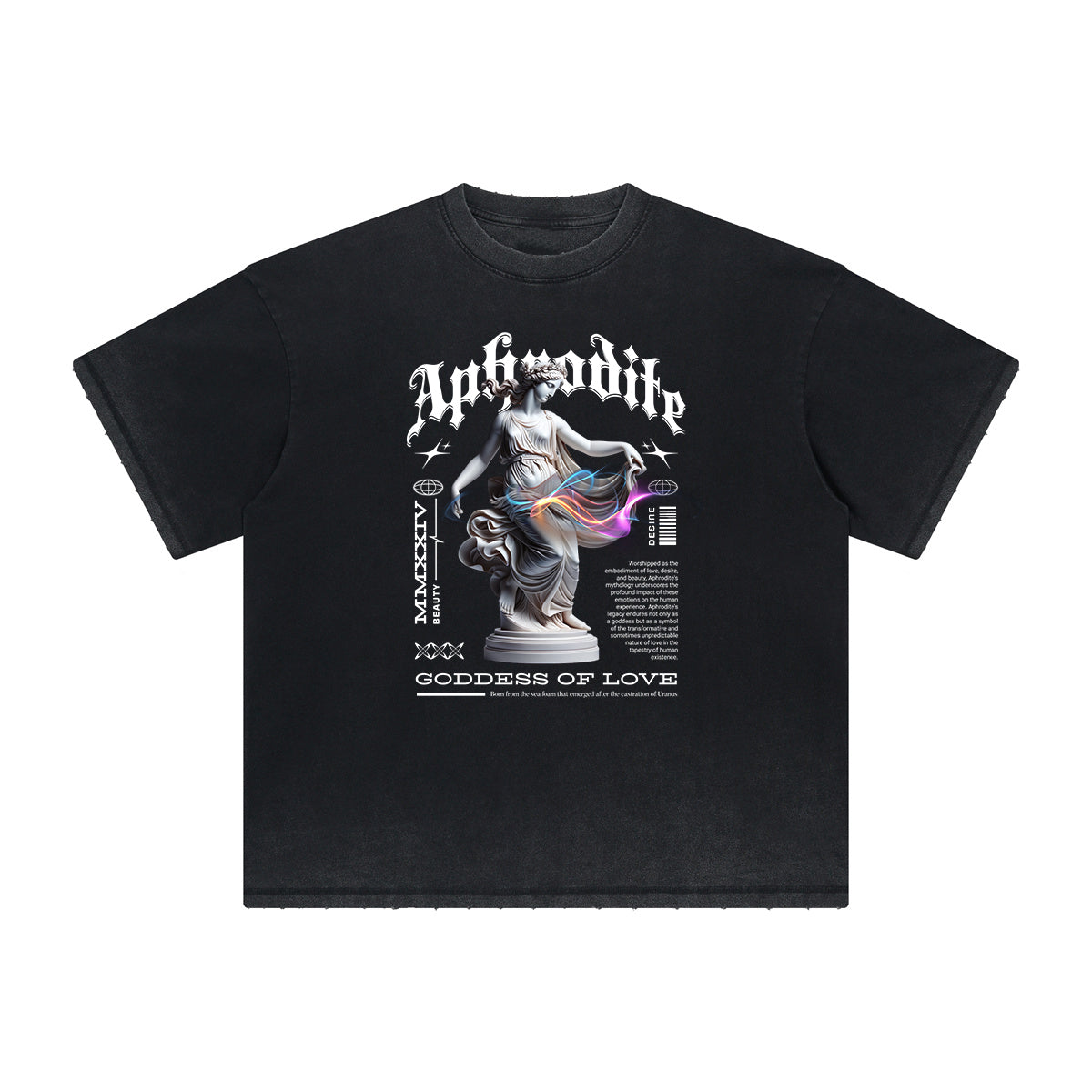 Heavyweight Angel Streetwear Pattern Tee