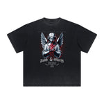 Heavyweight Street Style Angel Graphic Tee