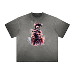 Distressed Spartan Fighter Warrior Graphic Tee