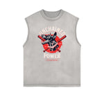 Frayed Edge Gangsta Streetwear Graphic Tank