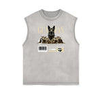 Frayed Edge Gangsta Streetwear Graphic Tank