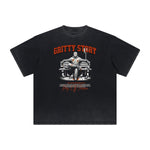 Heavyweight Faded Gangsta Pattern Tee