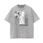 Vintage Faded Gangsta Pattern Tee