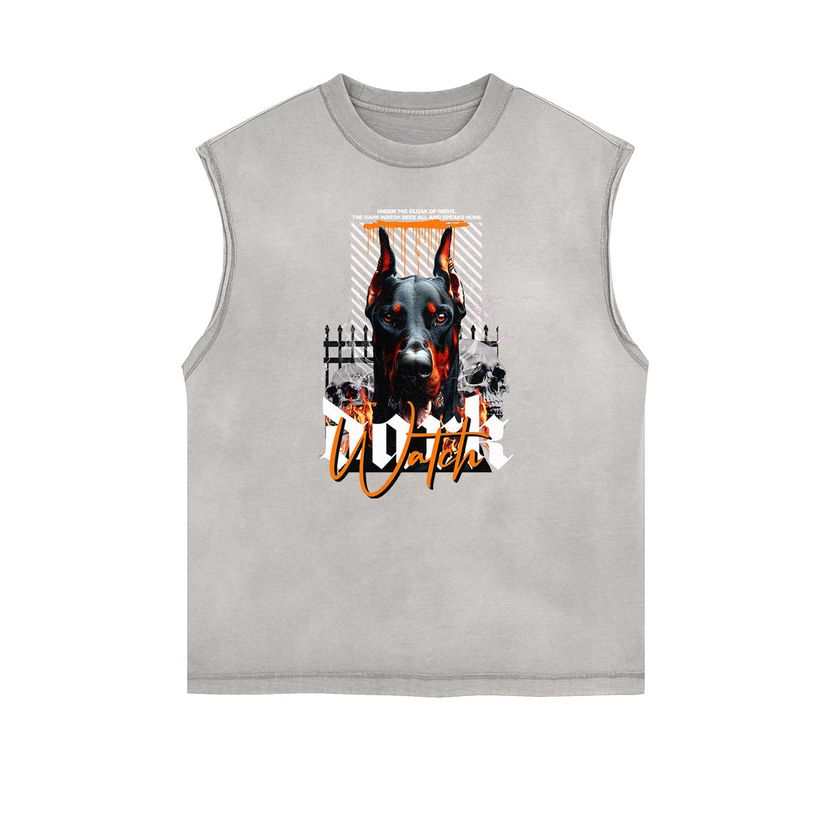 Frayed Edge Gangsta Streetwear Graphic Tank