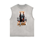 Frayed Edge Gangsta Streetwear Graphic Tank