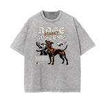 Stone Wash Gangsta Graphic Tee