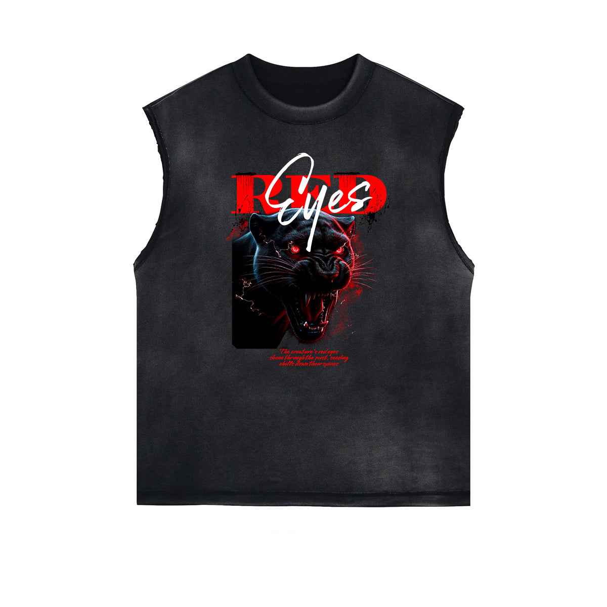 Vintage Sleeveless Gangsta Graphic Tee