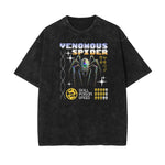 Washed Chrome Y2K Streetwear Graphic Tee