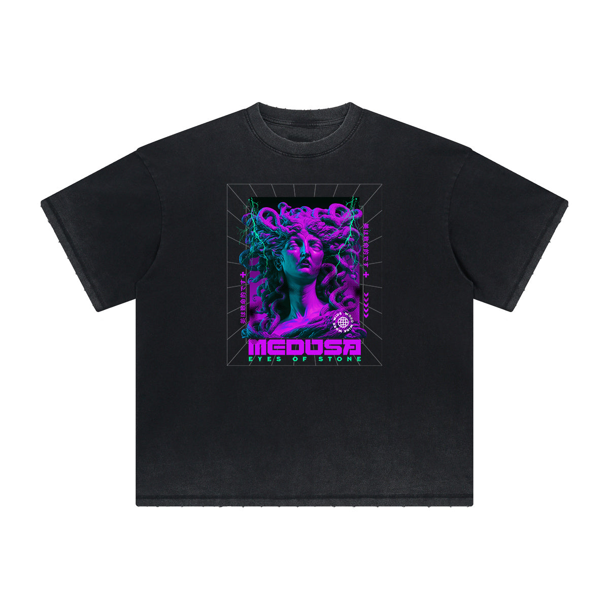 Heavyweight Vanquisher Neon Y2K Graphic Tee