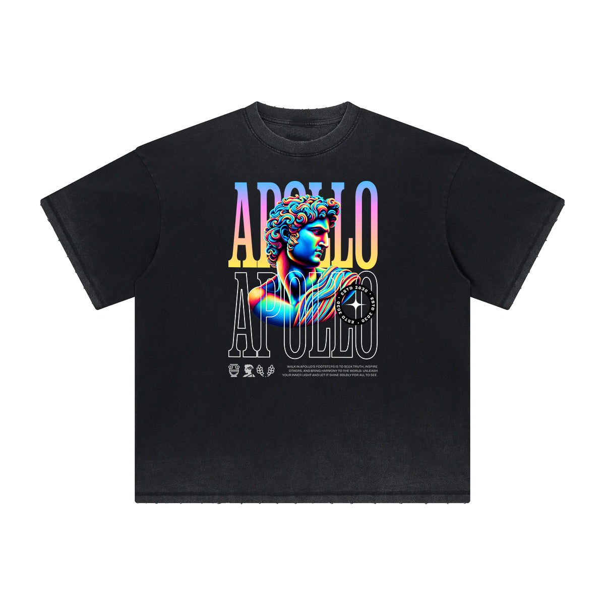 Heavyweight Vanquisher Neon Y2K Graphic Tee