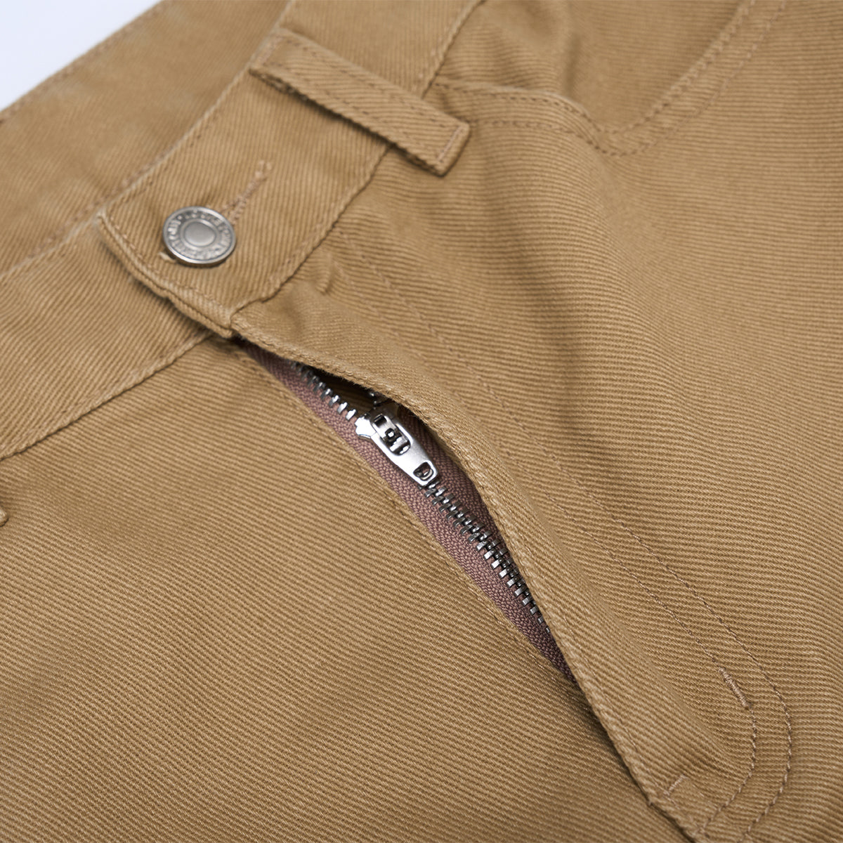 High Waisted Wide Leg Quilted Twill Utility Pants