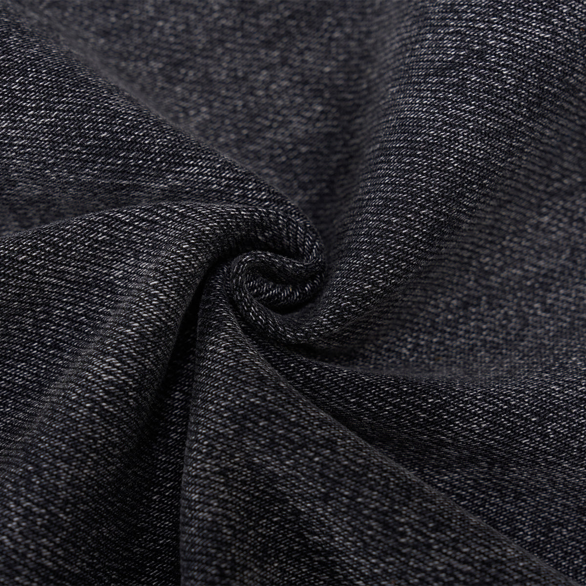 Charcoal Grey Wide-Leg Vintage Washed Jeans