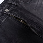 Artistic Paint Splatter Wide Leg Denim Jeans