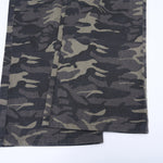 Camo Military Workwear Wide-Leg Cargo Utility Pants