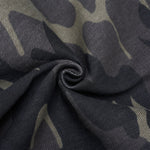 Camo Military Workwear Wide-Leg Cargo Utility Pants