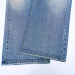 Vintage Light Wash Wide Leg High Rise Jeans