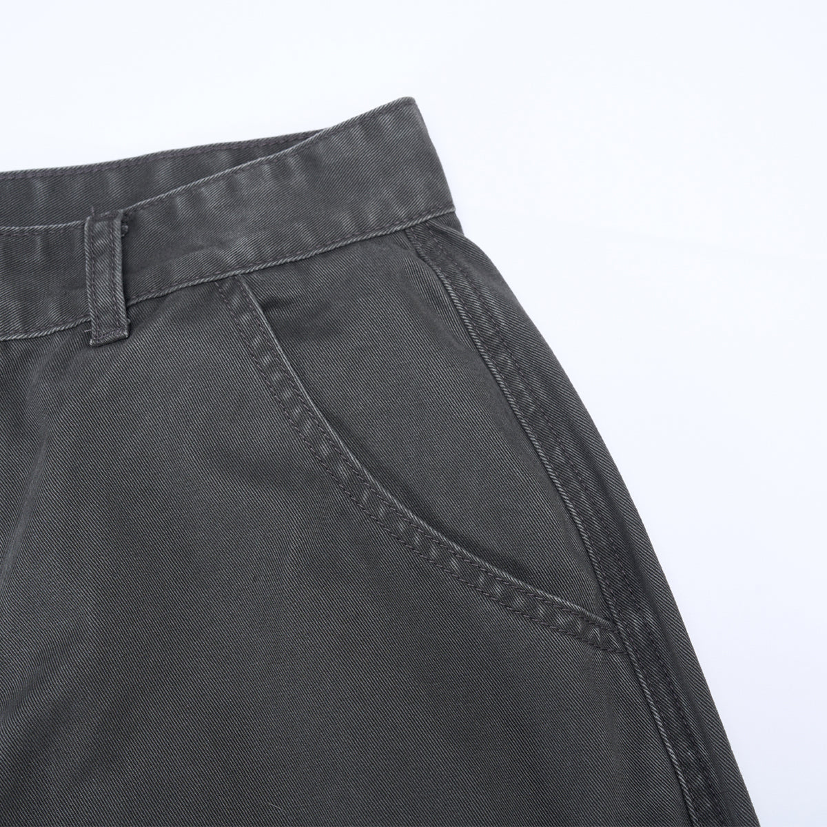 Vintage Workwear Wide-Leg Cargo Pants Multi Pocket Washed