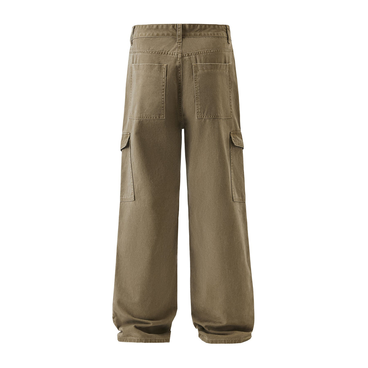 Guys Vintage Washed Baggy Parachute Pants-INNBLAC Fashion Apparel