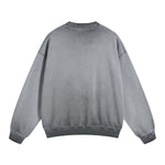 Women's Acid Wash Distressed Sweatshirt-INNBLAC Fashion Apparel