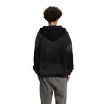 Brush Paint Double Slider Zip Hoodie-INNBLAC Fashion Apparel