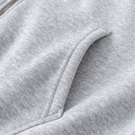 Casual Stand Collar Zipper Sweatshirt-INNBLAC Fashion Apparel