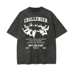 Challenger Graphic Washed Tee-INNBLAC Fashion Apparel