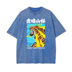 Chinese Characters Grand Tiger Shouting Tee-INNBLAC Fashion Apparel