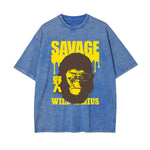 Chinese Characters Savage Graphic Tee-INNBLAC Fashion Apparel