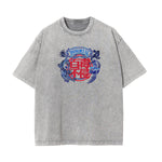 Chinese Characters Washed Graphic Tee-INNBLAC Fashion Apparel