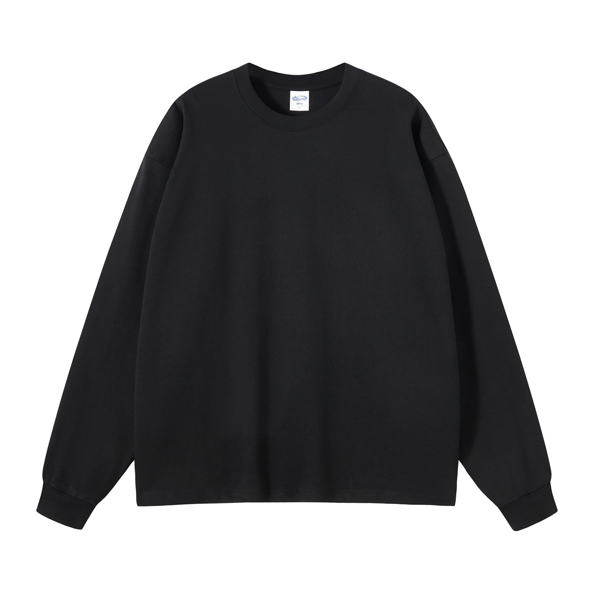 Crew Neck Solid Color Sweatshirt-INNBLAC Fashion Apparel