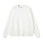 Crew Neck Solid Color Sweatshirt-INNBLAC Fashion Apparel