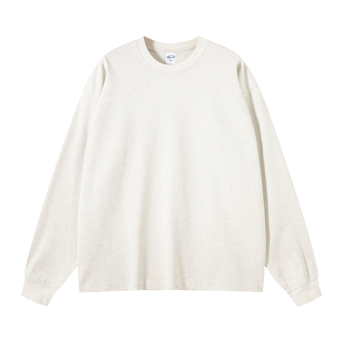 Crew Neck Solid Color Sweatshirt-INNBLAC Fashion Apparel