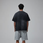 Stone Wash Faded T Shirt 7.5oz-INNBLAC Fashion Apparel