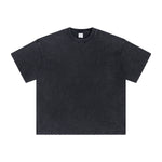 Frayed Edge Thick Cotton T Shirt 7.5oz-INNBLAC Fashion Apparel