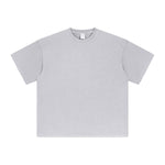 Frayed Edge Thick Cotton T Shirt 7.5oz-INNBLAC Fashion Apparel