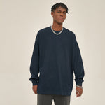 Heavyweight Plain Long Sleeve Tee-INNBLAC Fashion Apparel