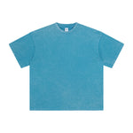 Heavyweight Stone Wash Faded Tee 9.5oz-INNBLAC Fashion Apparel