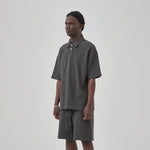 Heavyweight Waffle-knit Polo Shirt 9.7oz-INNBLAC Fashion Apparel