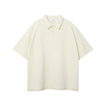 Heavyweight Waffle-knit Polo Shirt 9.7oz-INNBLAC Fashion Apparel