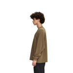 Heavyweight Waffle-knit Long Sleeve T Shirt-INNBLAC Fashion Apparel