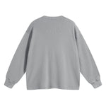 Women's Heavyweight Waffle-knit Sweatshirt-INNBLAC Fashion Apparel