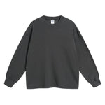 Women's Heavyweight Waffle-knit Sweatshirt-INNBLAC Fashion Apparel