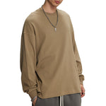 Heavyweight Waffle-knit Sweatshirt-INNBLAC Fashion Apparel